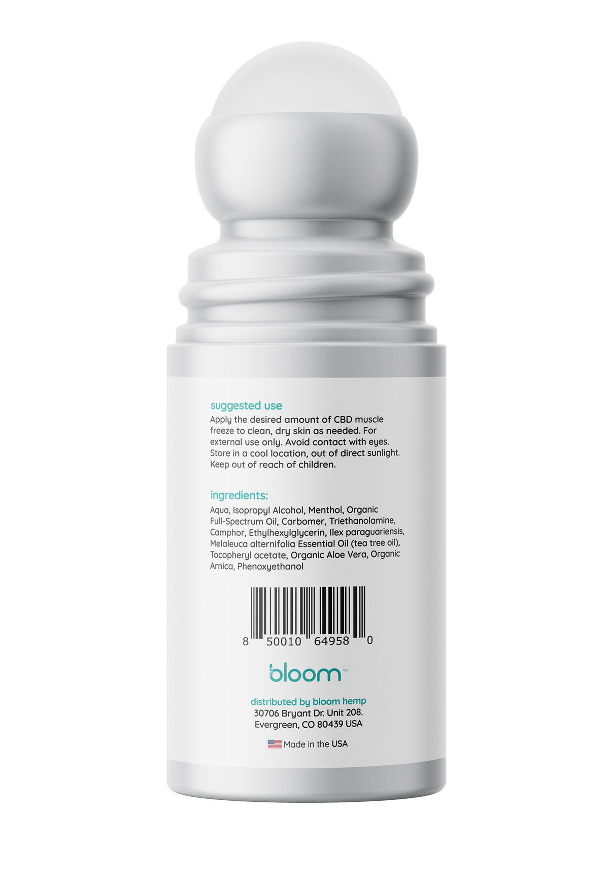 Bloom CBD Muscle Freeze image 2