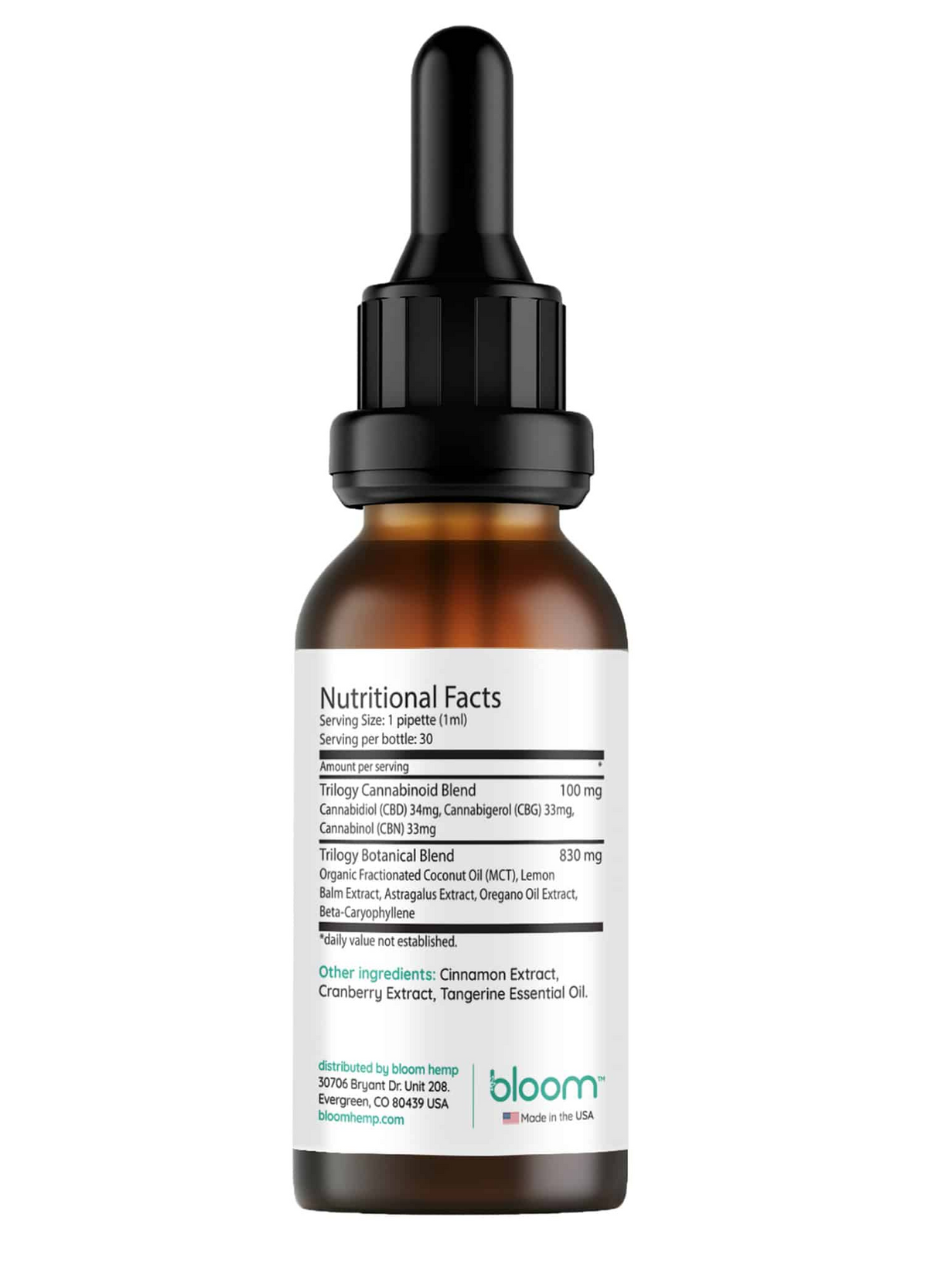 Bloom Advanced Trilogy Tincture image 2