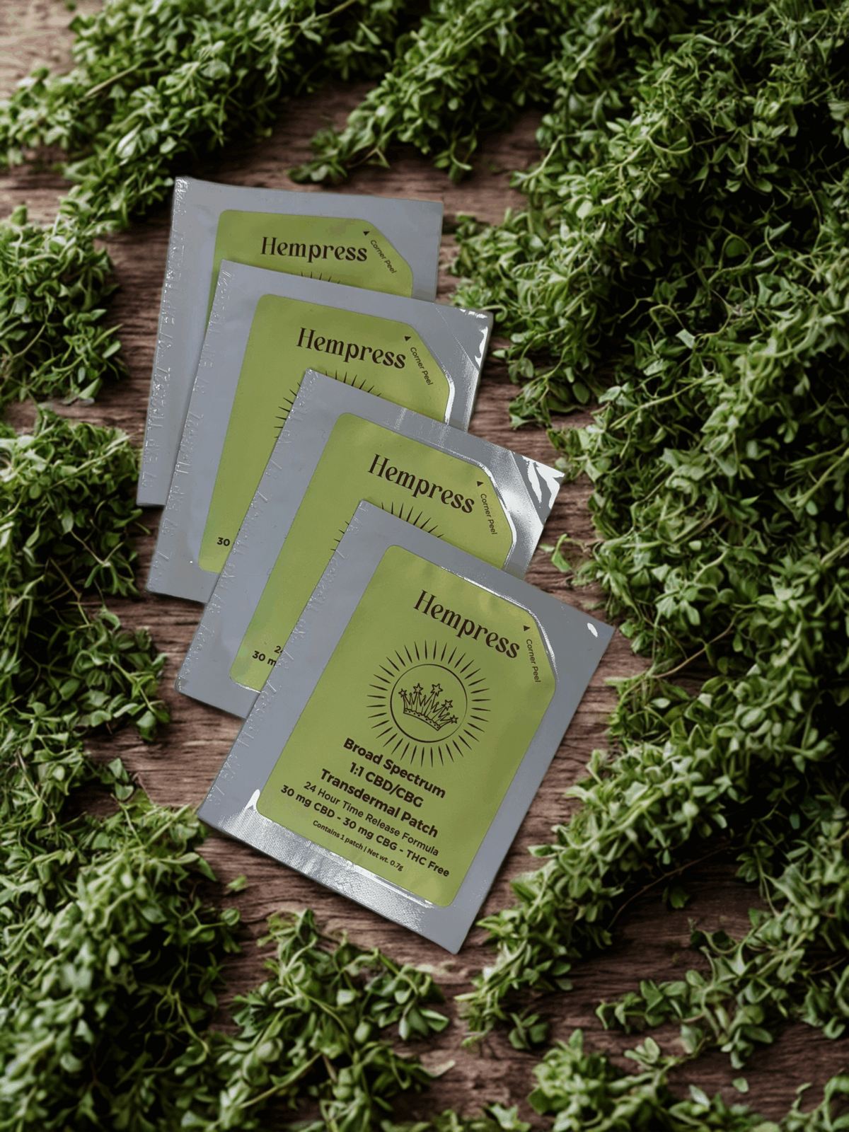 Hempress CBD:CBG 1:1 Transdermal Patch image 2