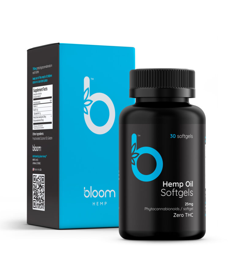 Bloom Fundamental Zero THC CBD Softgels image 0