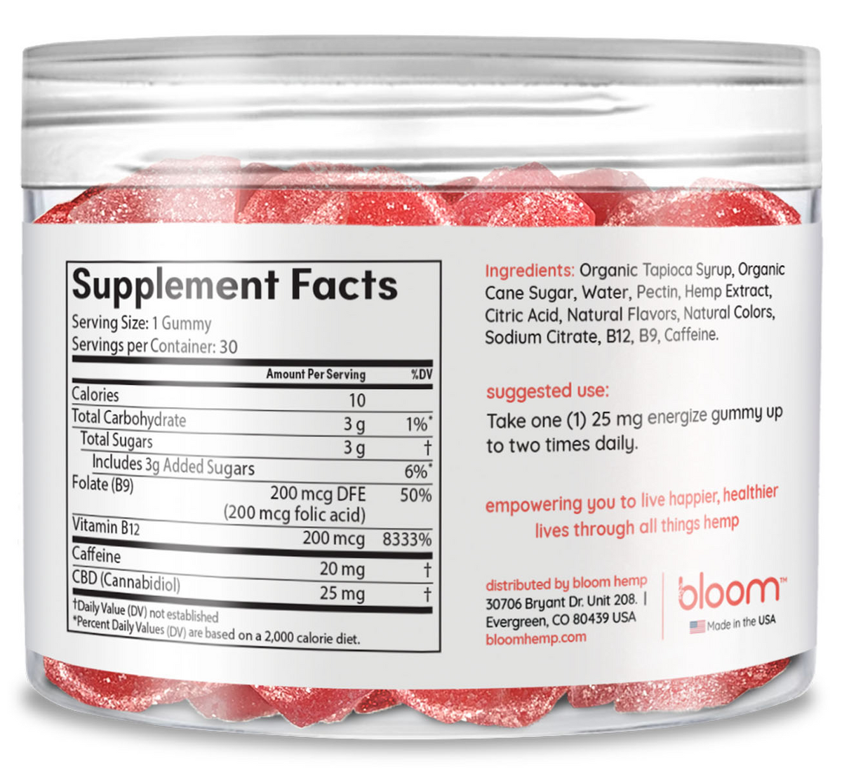 Bloom CBD Energize Gummies image 1