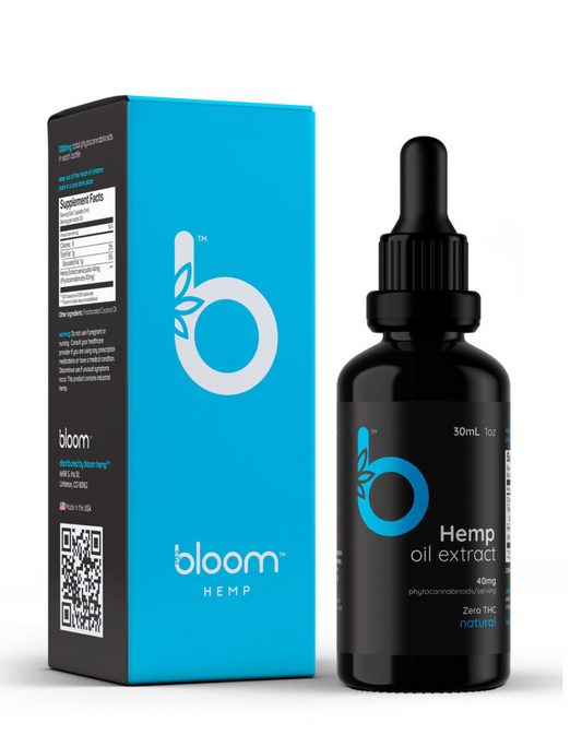 Bloom Fundamental Zero THC Natural Tincture image 0