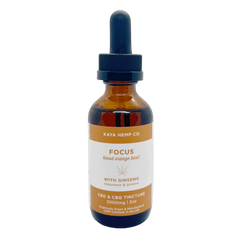 Kaya Hemp Co. CBD & CBG Focus Drops - Blood Orange Basil Flavor image 0