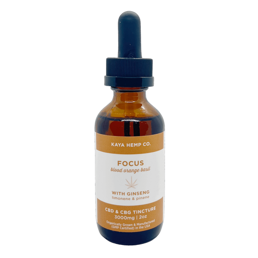 Kaya Hemp Co. CBD & CBG Focus Drops - Blood Orange Basil Flavor image 0