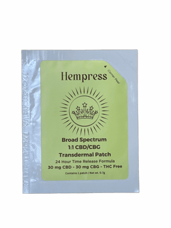 Hempress CBD:CBG 1:1 Transdermal Patch image 0