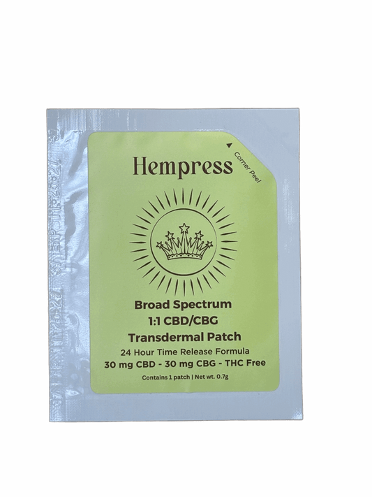 Hempress CBD:CBG 1:1 Transdermal Patch image 0
