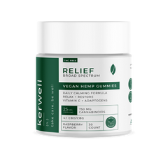 Kerwell - Relief Broad Spectrum THC Free Gummies - Raspberry image 0