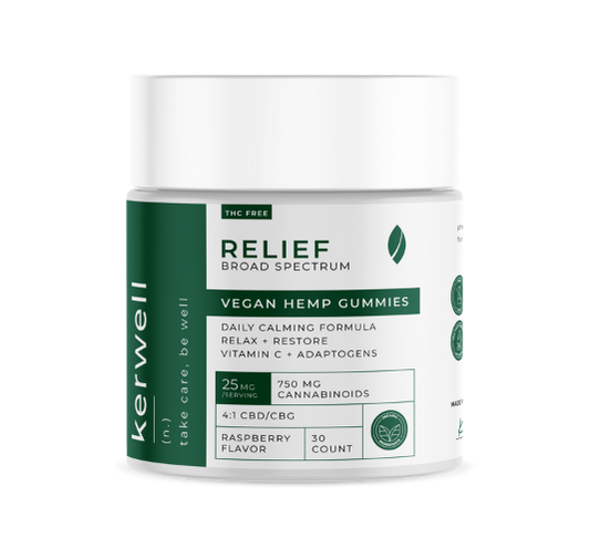 Kerwell - Relief Broad Spectrum THC Free Gummies - Raspberry image 0
