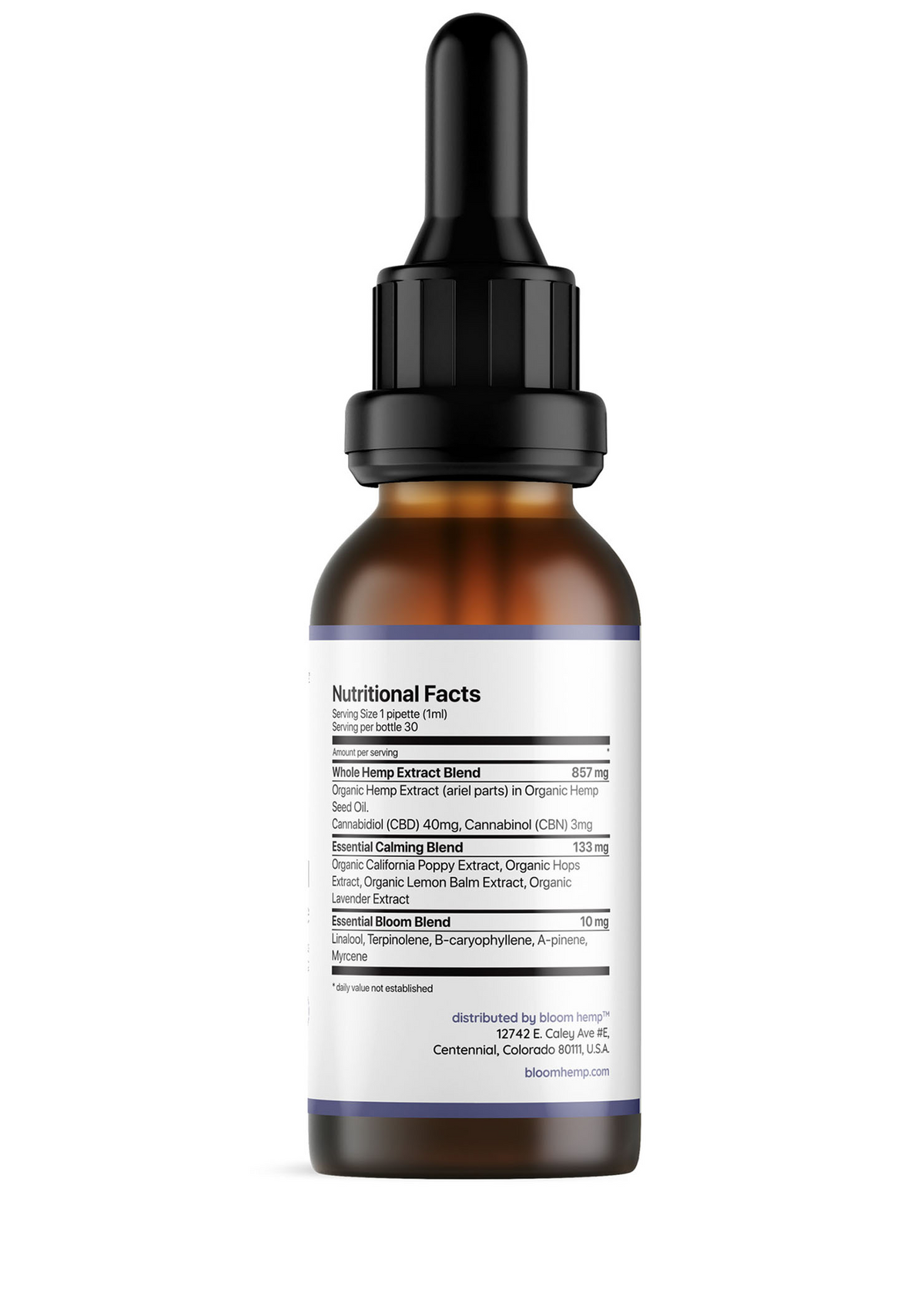 Bloom Essential Calming Tincture image 1